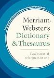 Merriam-Webster's Dictionary and Thesaurus, Newest Edition, Trade Paperback