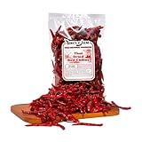 Dried chile Thai Red Jinda Chili Peppers type of chilli very spicy most in Thai cooking no stem Herb spice whole dried chilis 100 grams (3.5, Ounces)