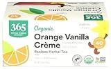 365 by Whole Foods Market, Tea Rooibos Orange Vanlla Creme Organic, 40 Count