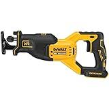 DEWALT 20V MAX XR Reciprocating Saw, Cordless, 2-Finger Variable Trigger, Keyless Blade Clamp, Bare Tool Only (DCS382B)