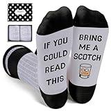 Zmart Whiskey Gifts for Men - Scotch Whiskey socks Cool Gifts for Whiskey Lover, Funny Drinking Gifts