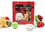 Fashion's Talk Holiday Festive Red Variety Pack Gift Box Cat Toy with Catnip, Box 20 Count