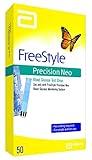 Freestyle Precision Neo Blood Glucose Test Strips, 0.073 Pound