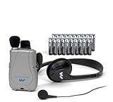 Williams Sound PockeTalker Ultra Duo Sound Amplifier with Headphone & Earbud, Year Supply of Batteries