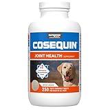 Nutramax Laboratories Cosequin Maximum Strength Joint Health Supplement for Dogs - With Glucosamine, Chondroitin, and MSM, 250 Chewable Tablets