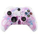 eXtremeRate Replacement Shell for Xbox Series X & S Controller - Unleash Your Style - Celestial Serpent's Embrace Custom Acessories Skin Front Housing Cover for Xbox Core Controller [Control Without]