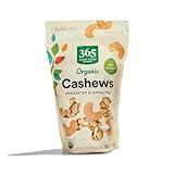 365 by Whole Foods Market, Organic Cashews, Unroasted and Unsalted, Value Size, 20 Ounce