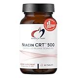 Designs for Health Niacin 500mg - Niacin CRT Vitamin B3 (Nicotinic Acid), Controlled Slow Release Tablets to Help Minimize Flush - Non-GMO, Gluten Free Supplement (60 Tablets)