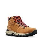 Columbia Men's Newton Ridge Plus II Suede Waterproof, 2024 Elk/Mountain Red, 11