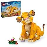 LEGO Disney Simba The Lion King Cub Buildable Disney Toy for Kids, Disney Collection, Lion King Movie Toy, Simba Toy Construction Playset Figure, Fun Gift for Girls and Boys Ages 6 and Up, 43243