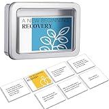 Rotatingpals 51 Pcs Recovery Card Game for Adults Includes 50 Addiction Recovery Cards with Tin Box Therapy Games for Adults Group Therapy Activities for Stress and Social Anxiety Mental Health