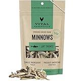 Vital Essentials Freeze Dried Raw Single Ingredient Cat Treats, Minnows, 1 oz