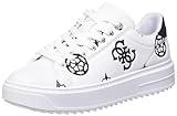 GUESS Women's DENESA Sneaker, White 148, 8