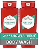 Old Spice High Endurance Body Wash for Men, Pure Sport Scent, 24 fl oz (Pack of 2)