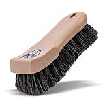Chemical Guys Long Bristle Horse Hair Leather Cleaning Brush - Gently Cleans Leather Car Interiors, Furniture, Sneakers, Boots, and More - Safe for Natural, Synthetic, Faux, and Pleather