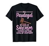 Paralegal Art For Men Women Law Legal Assistant Paralegal T-Shirt
