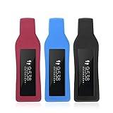 [3 Pack-Black,Blue,Red] Replacement Clip Holder for Fitbit Alta/Alta HR/Fitbit Ace, AKWOX [Shock-Proof][ Shatter-Resistant] Protective Cover Case for Fitbit Alta/Alta HR/Fitbit Ace