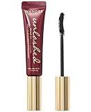 Wander Beauty Unlashed Volume & Curl Mascara - Volumizing, Lash Curling Mascara - 9 in 1 Multitasking Smudge-Proof Makeup - Nourish & Reduce Fallout With Peach Leaf, Vitamin E & B5-0.31 fl oz