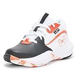Under Armour Unisex Pre School Lockdown 7, (005) Black/White/Ares Red, 11, US