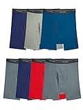 Fruit of the Loom Men's Coolzone Boxer Briefs, 7 Pack-Assorted Colors, Large