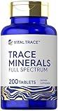 Carlyle Trace Minerals | 200 Tablets | Full Spectrum Supplement | Non-GMO & Gluten Free Complex | by Vital Trace