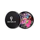 Guitar Lab Guitar Pick Gift Tin - 18pcs Guitar Picks for Acoustic Guitar - Celluloid plectrums Guitar Pick for Electric, Acoustic, Bass & Ukulele - Thin, Medium & Heavy Design, Beginners to Performers