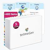 tellmeGen Advanced DNA Test: 400+ Health, Ancestry, Traits & Fitness Reports - Fees Included - Lifetime Updates