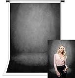 BINQOO 5x7ft Abstract Black Portrait Backdrop Graduation Headshots Photography Background Newborns Baby Photocall Adult Child Travel Family Party Yearbook Decor Studio Props