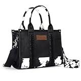 × Wrangler Tote Handbag for Women Top Handle with Detachable Crossbody Strap WG102-8120SBK