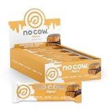 No Cow High Protein Bars, Chocolate Peanut Butter Cup - Healthy Snacks, 20g Vegan Protein, High Fiber, Low Sugar, Keto Friendly, Dairy & Gluten Free (12 Count)