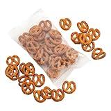 24 oz. Bulk 48 Piece Clear Salted Pretzel Knot Twists Fun Packs