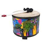 Remo KD-5080-01 Kids Percussion Floor Tom Drum - Fabric Rain Forest, 10"