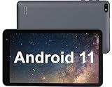 RliyOliy 7 inch Android Tablet, Android 11 Tablet, 2GB RAM 32GB ROM, Quad-Core Processor, Dual Camera, WiFi, Bluetooth, 128GB Expand, GMS Certified，Silver