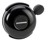 Schwinn Classic Bike Bell, Black, Stylish Ringer for Bikes, Easy Universal Handlebar Mount, Audible Sound for Safety, Lightweight Bicycle Bell for Adults and Kids