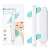 Frida Baby 3-in-1 Nose, Nail + Ear Picker: Baby Ear Cleaner + Baby Nose Cleaner and Nail Tool for Babies + Toddlers, Safely Clean Baby's Boogers, Ear Wax & More, Baby & Toddler Stocking Stuffers