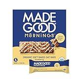 MadeGood Morning Blueberry Bars, 5ct/4.25oz, Organic Snacks