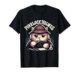 Purrlock Holmes Sleuthing Cat Detective Mysteries Adventure T-Shirt for Men Women Kids