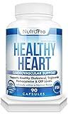 NutraPro Healthy Heart - Heart Health Supplements. Artery Cleanse & Protect. Supports Healthy Cholesterol and Triglyceride. GMP Certified