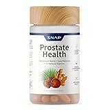 Snap Supplements Prostate Health Support Supplement - Natural Prostate Supplements for Men with Organic Saw Palmetto Extract & Turmeric, Prostate Support, Urinary Tract Health (90 Capsules)