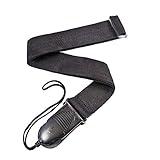 D'Addario Acoustic Quick Release Guitar Strap - Polypropylene, Black - Adjustable from 35' to 59.5'
