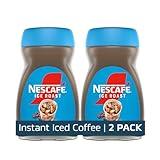 NESCAFÉ Ice Roast, Instant Iced Coffee, 2 Jars (6 Oz Each)