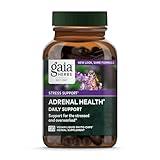 Gaia Herbs Adrenal Health Daily Support - with Ashwagandha, Holy Basil & Schisandra - Herbal Supplement to Help Maintain Healthy Energy & Stress Levels - 120 Vegan Liquid Phyto-Capsules (120 Count)