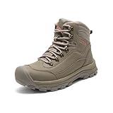 NORTIV 8 Women's Hiking Boots Waterproof Trekking Camping Trail Backpacking Boots for Outdoor,Size 9,Coffee,SNHB243W