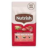 Nutrish Dry Dog Food, Real Beef, Pea & Brown Rice Recipe Whole Health Blend for Adult Dogs of All Sizes, 6 lb. Bag (Rachael Ray)