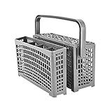 Cenipar Universal Dishwasher Silverware Replacement Cutlery Basket-2 in 1 Utensil Basket Utnsil Basket with a Handle-Universal