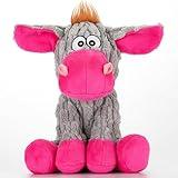 loncoldy Plush Chew Toys for Large Dogs, Tough Crinkle Stuffed Animal Squeaky Interactive Toys for Small Medium Large Dogs, Keep Them Busy, Big Pet Toys
