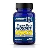 Super Beta Prostate Advanced Prostate Supplement for Men – Reduce Bathroom Trips, Promote Sleep, Support Urinary Health & Bladder Emptying. Beta Sitosterol not Saw Palmetto. (60 Caplets, 1-Bottle)