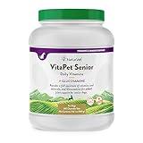 NaturVet –VitaPet Senior Daily Vitamins for Senior Dogs – Plus Glucosamine – Full Spectrum of Vitamins & Minerals – Enhanced with Glucosamine for Added Joint Support – 365 Time Release Tablets