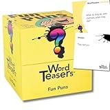 ? WORD TEASERS Fun Puns - Fun & Funny Joke Cards for Kids & Adults - A Pun Card Game Full of Cheesy Jokes - Word Riddle Pun Game - 150 Joke Cards for Adults & Kids