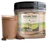 TruHeight Growth Protein Shake (Chocolate Milk Flavor, Plant) Natural Growth & Development Protein Powder for Kids & Teens - Weight Gain Drinks, Endorsed by Pediatricians, Picky Eater Vitamin, Ages 5+